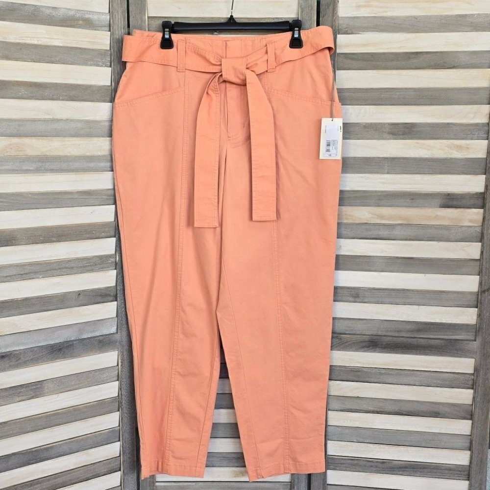 Women's High-Rise Tapered Ankle Tie-Front Pants | a New Day | 12